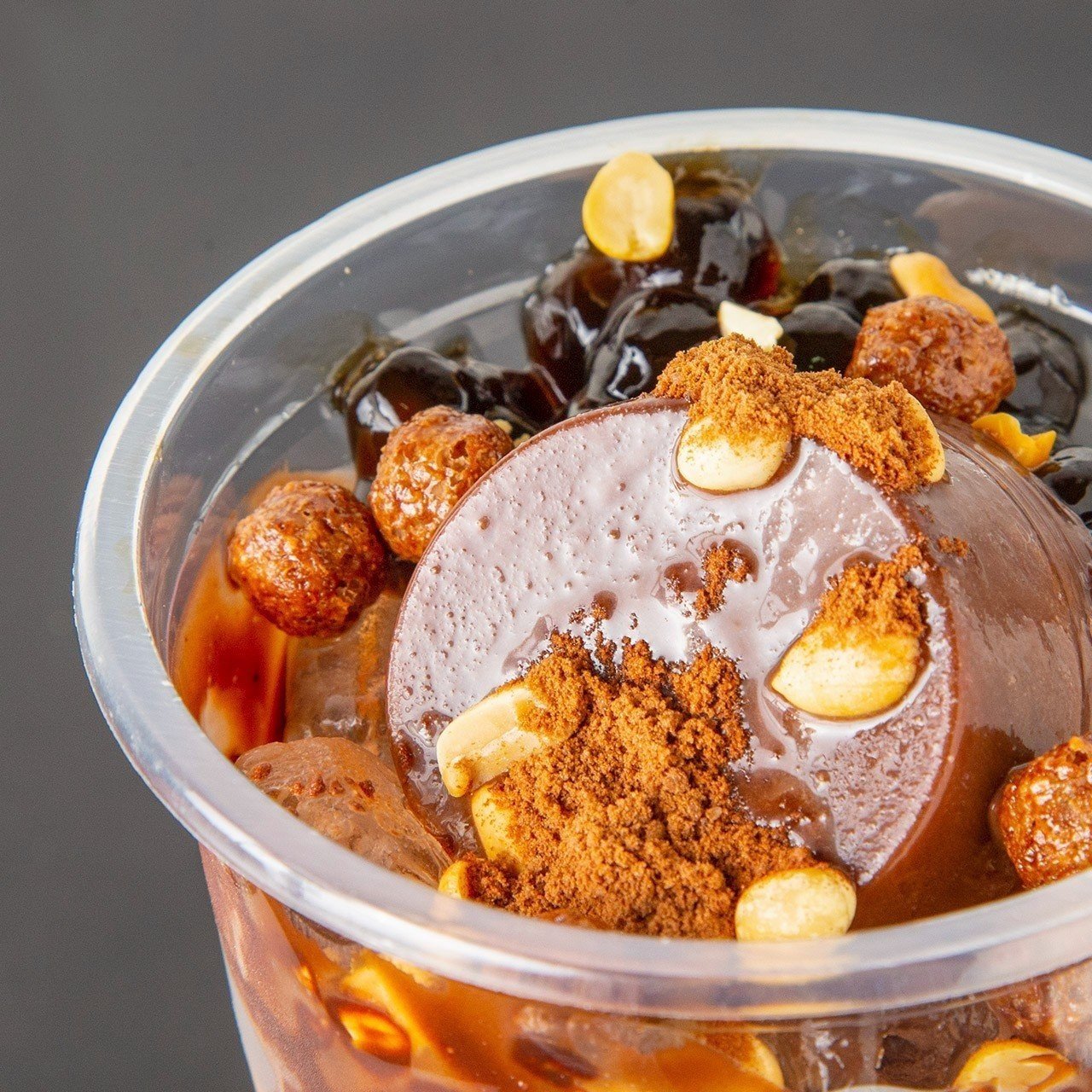Milo dầm trân châu pudding